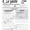 La Gaceta N° 35,823 del 15 de enero de 2022